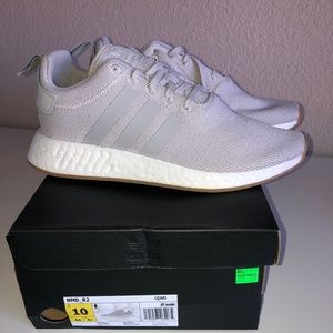 Adidas NMD_R2 Grey/Grey/Slime Mens 10.5 D US